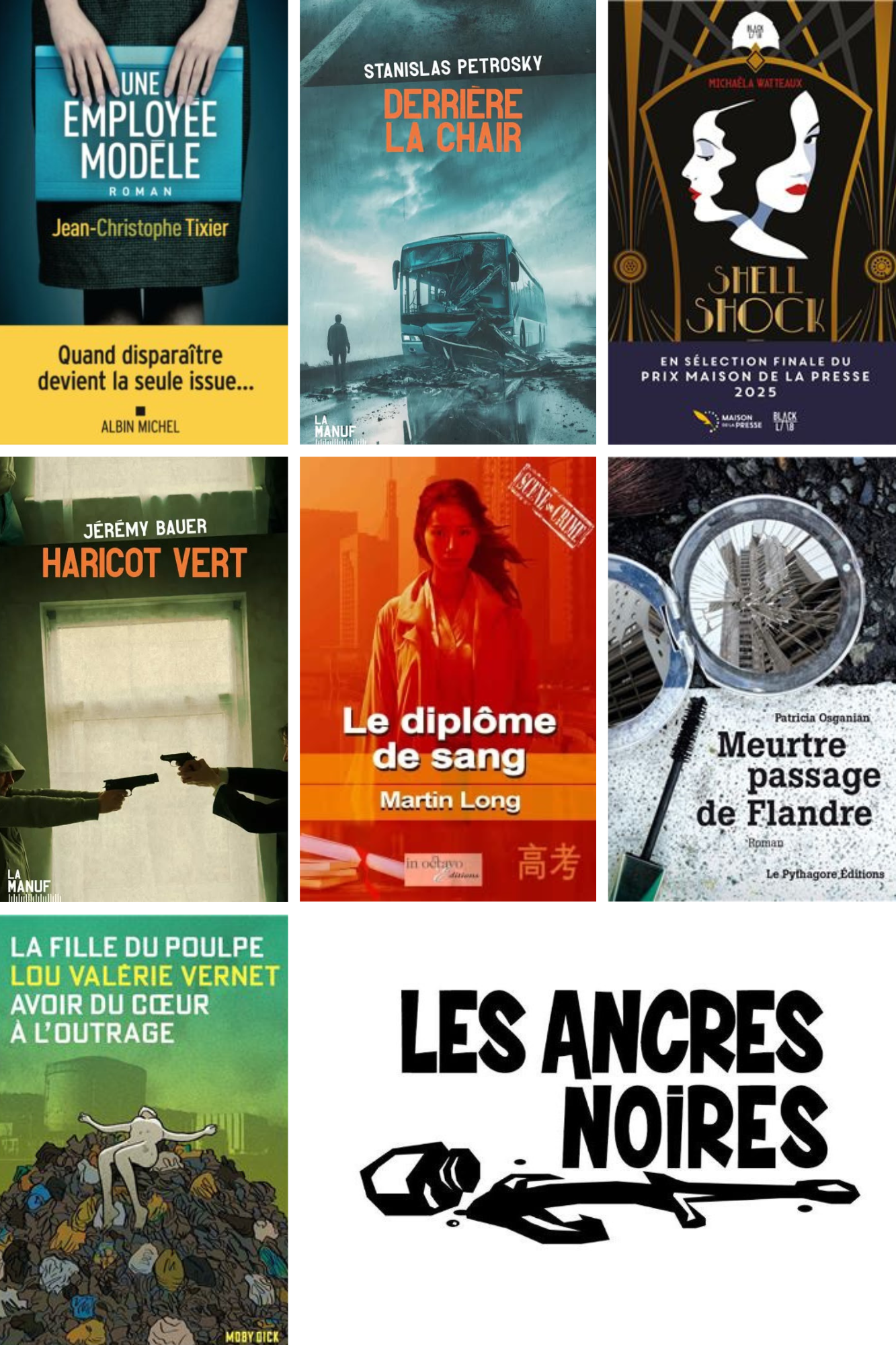 Prix des Ancres Noires 2026 : découvrez les 7 romans en lice